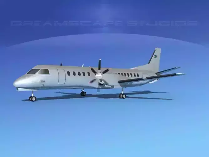 SAAB SF2000 Swedish Air Force 3D model