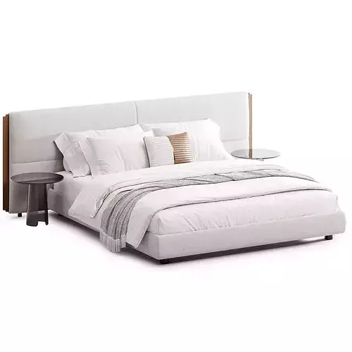 Poliform Yume Bed 3D model 3