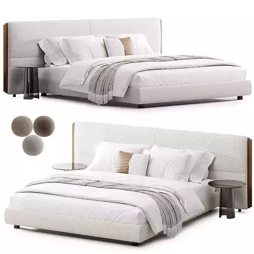 Poliform Yume Bed 3D model