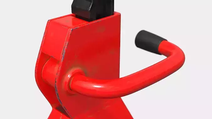 TORIN Big Red Jack Stand 2 Ton Red 3D model 7