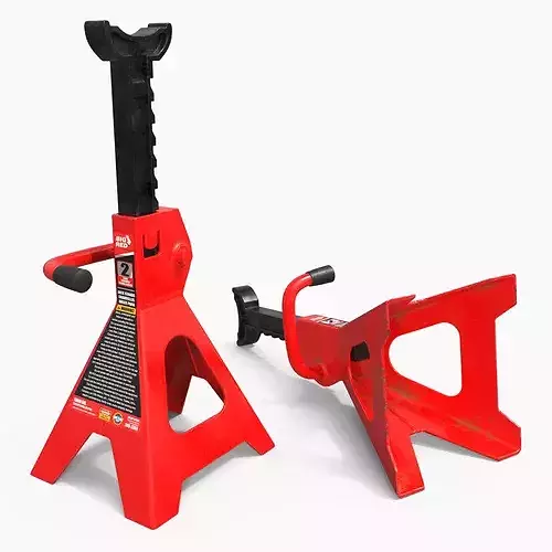 TORIN Big Red Jack Stand 2 Ton Red 3D model