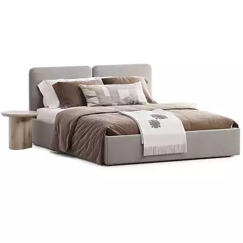 Vilena 160 Bed 3D model 7