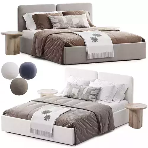 Vilena 160 Bed 3D model