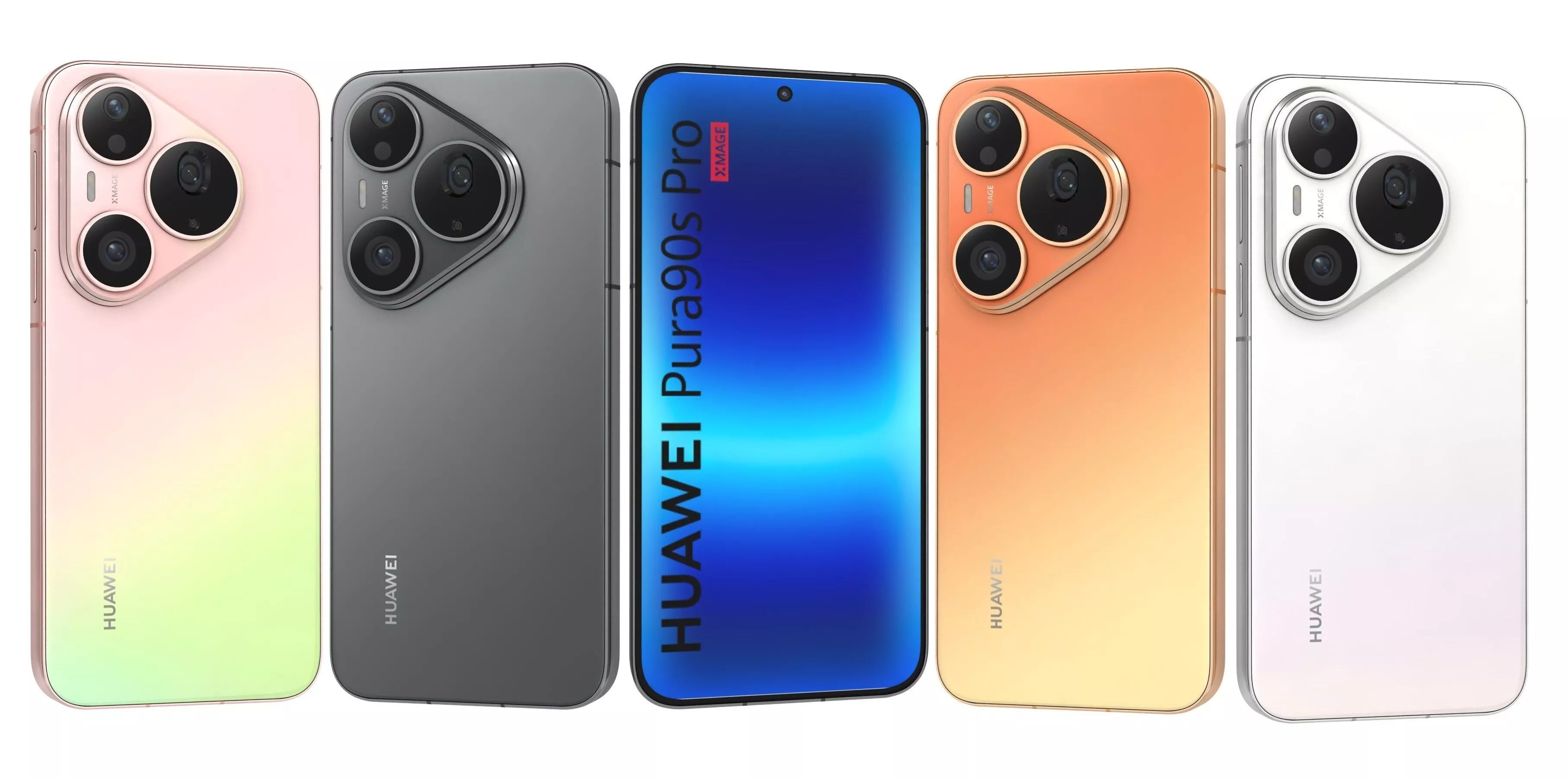 HUAWEI Pura 90s Pro All Colors 3D model