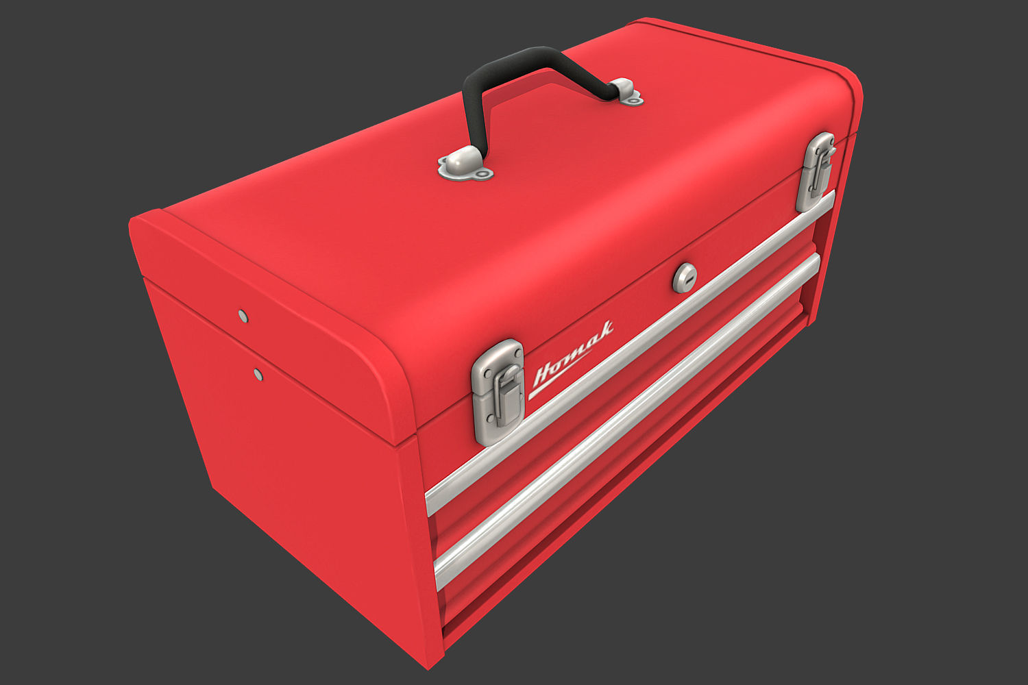 Toolbox Low-poly 3D model_2