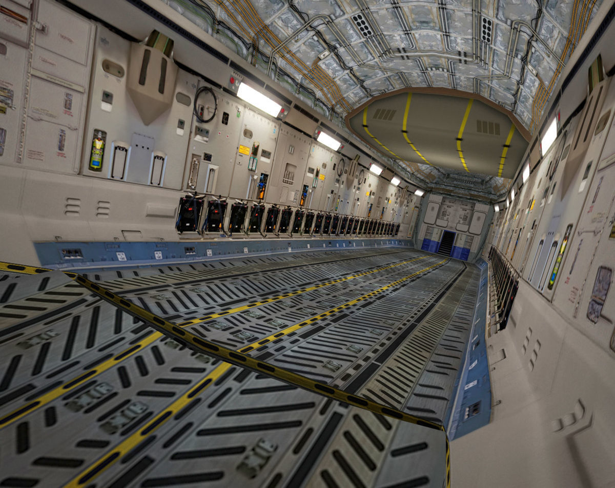 Boeing C-17 Globemaster III Low-poly 3D model_3