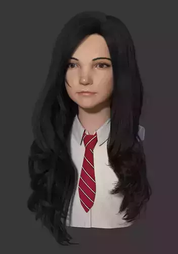 Zbrush maya 3d basemesh of girl 3D model