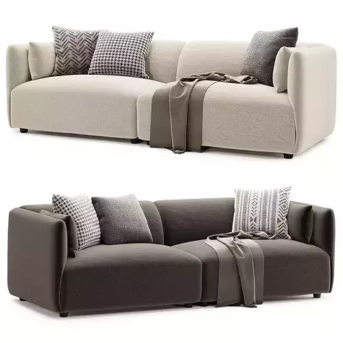 reform sofa 3D model 4