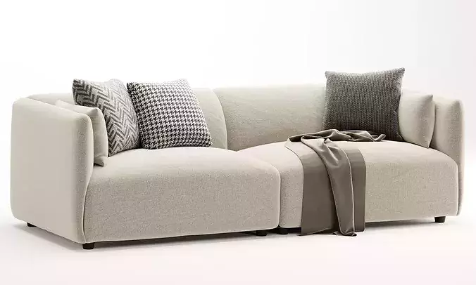 reform sofa 3D model 6