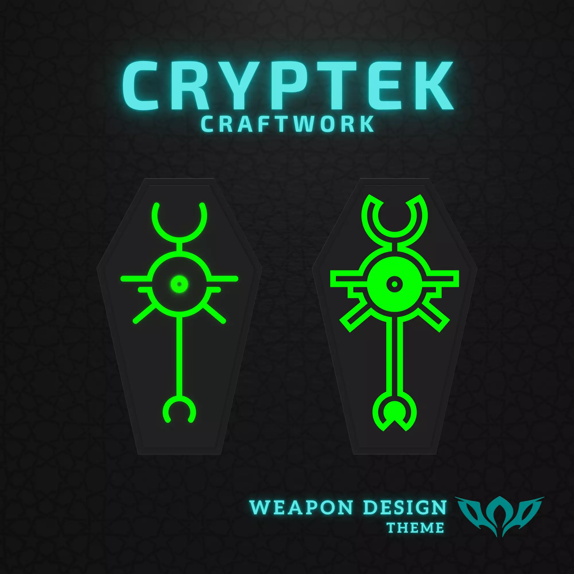 03 Warhammer 40K Necron Atun Dynasty Coffin - 3D Print Free 3D print model