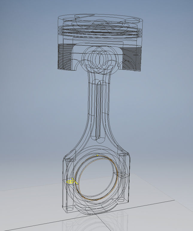 Car Engine Piston 3D print model_5