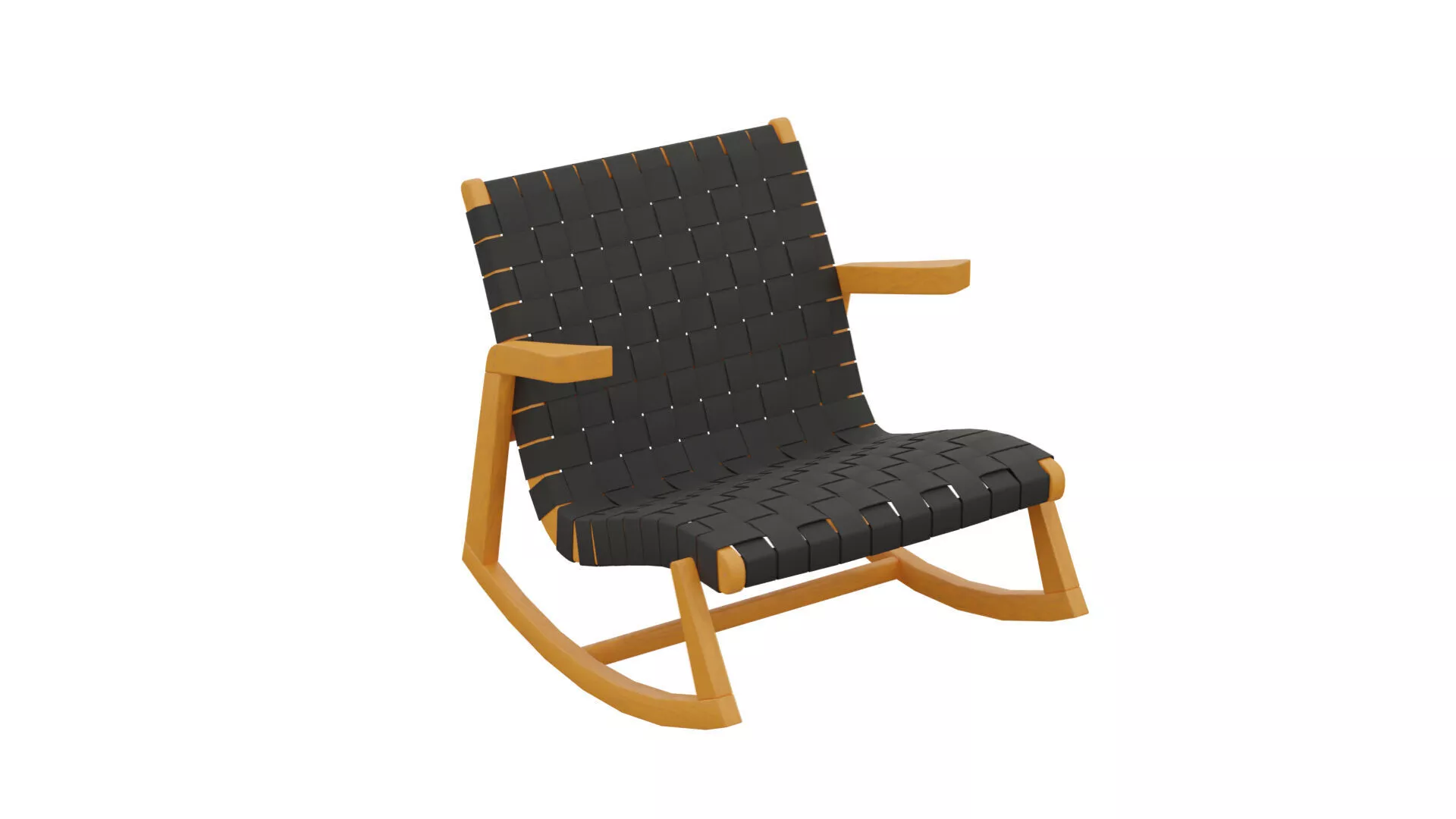 Ralph Rapson Rocker Low-poly 3D model