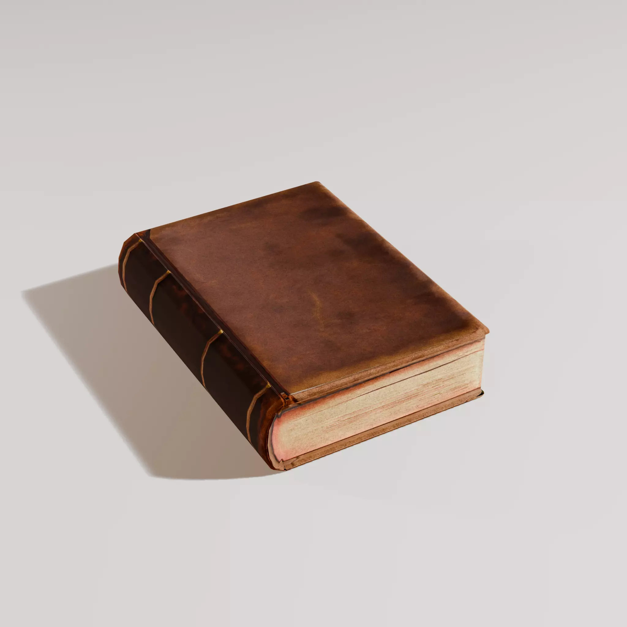 Antique Old Book - Game Ready Low-poly 3D model