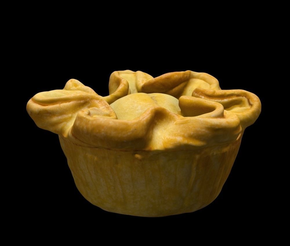 Mini Chicken Pot Pie 3D model_1