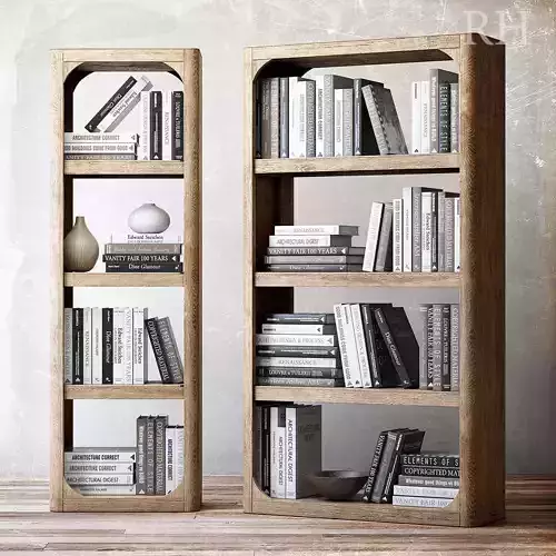 Book collection bookcases for living room
