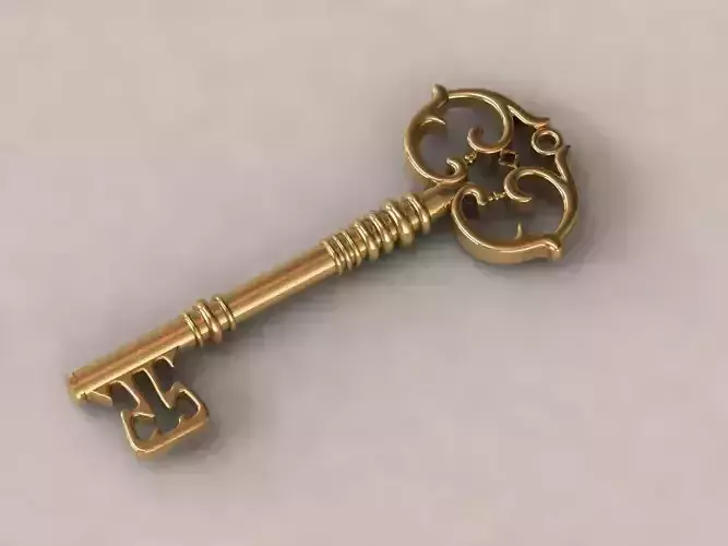  Pendant key 3D print model