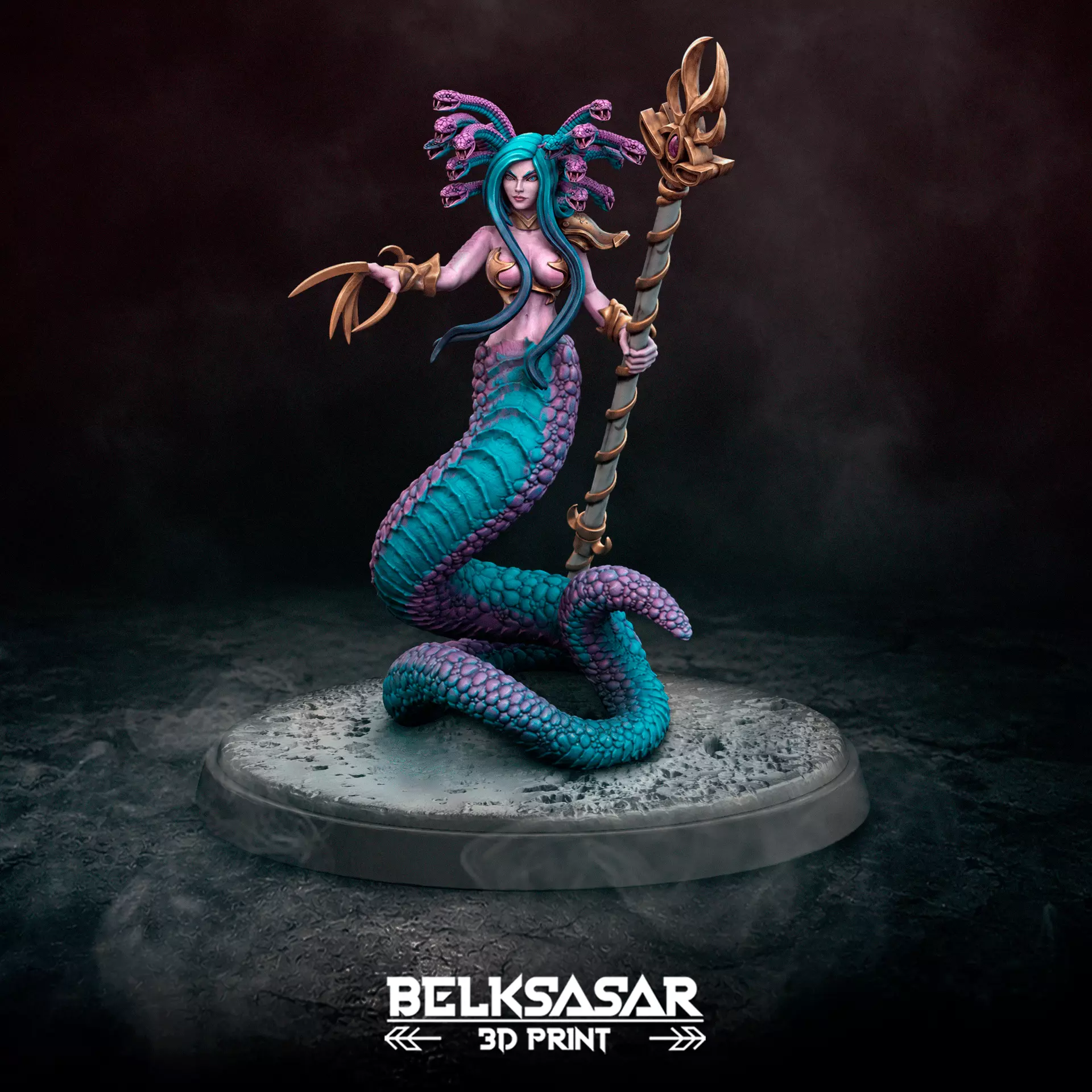 Medussa - Sister Lamia Queen 3D print model