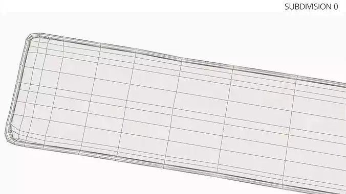 UAE Dubai Vehicle License Plate Type G Silver 3D model 6
