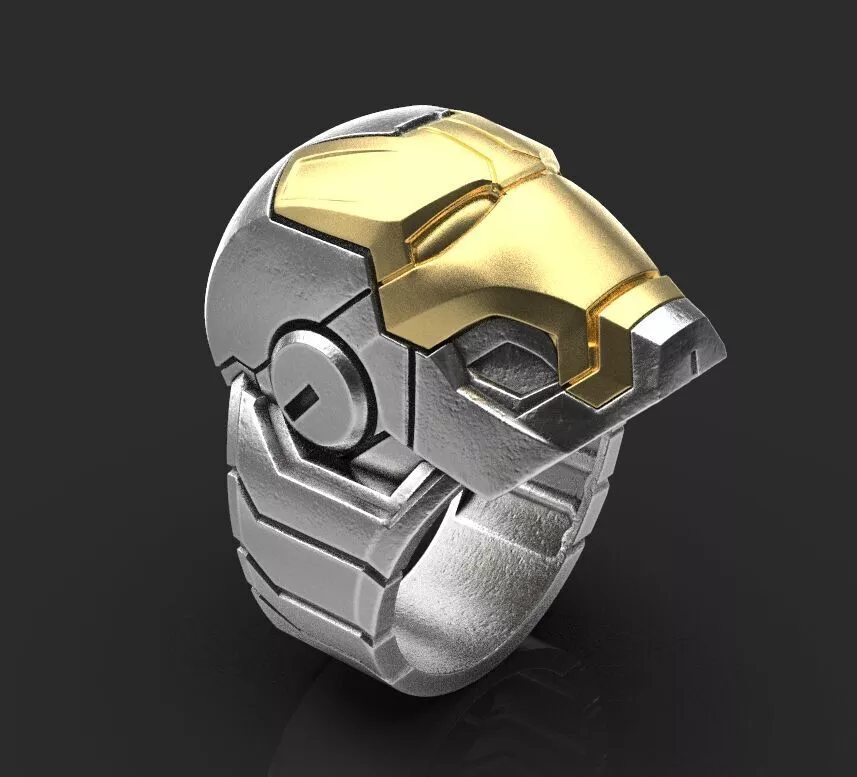 Ring Iron Man 3D print model