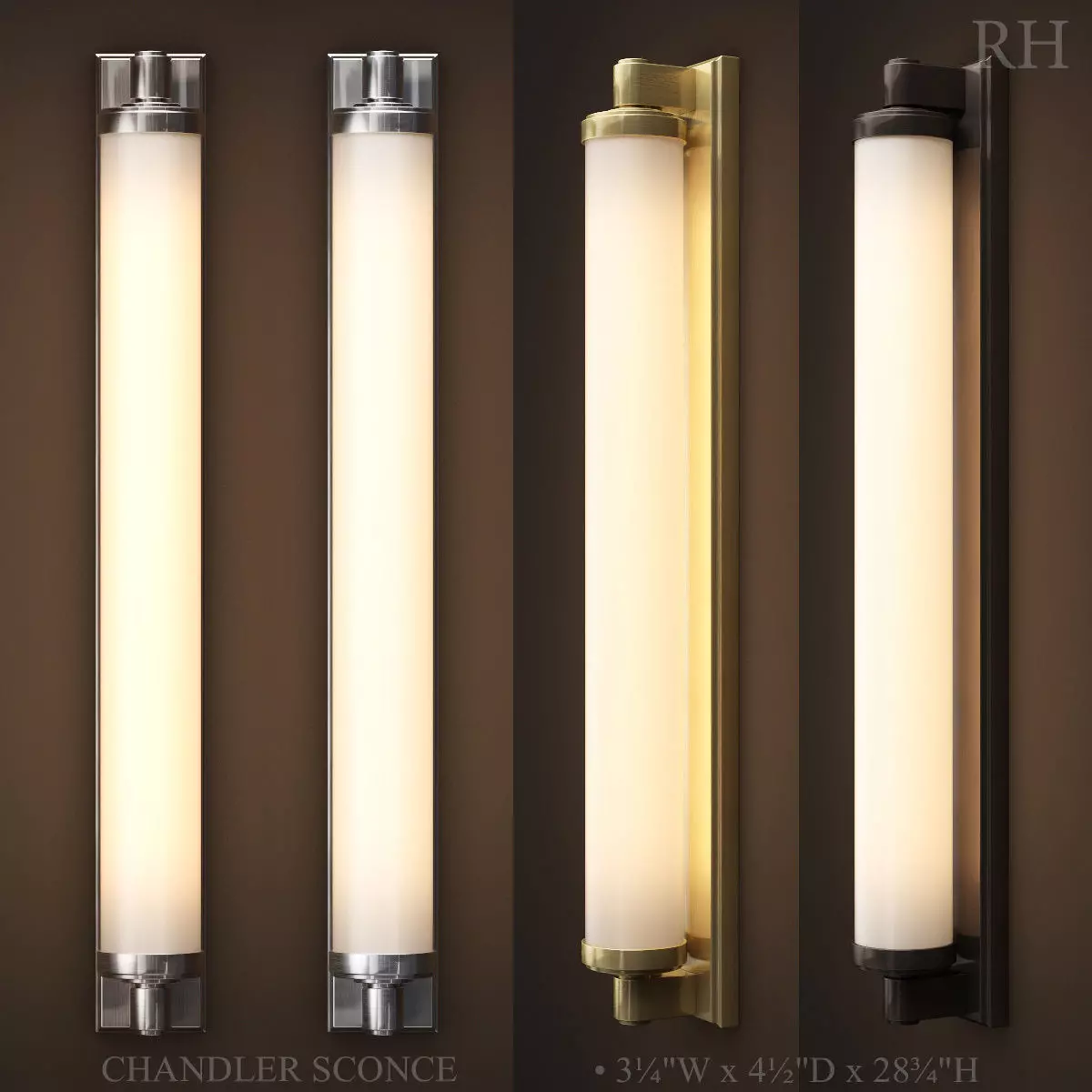 RH CHANDLER SCONCE 3D model
