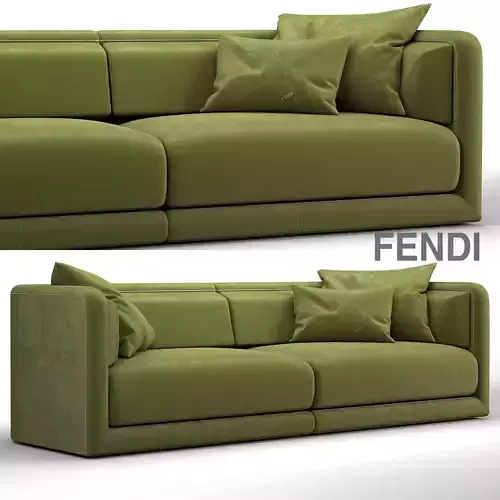 Fendi casa conrad maxi sofa green