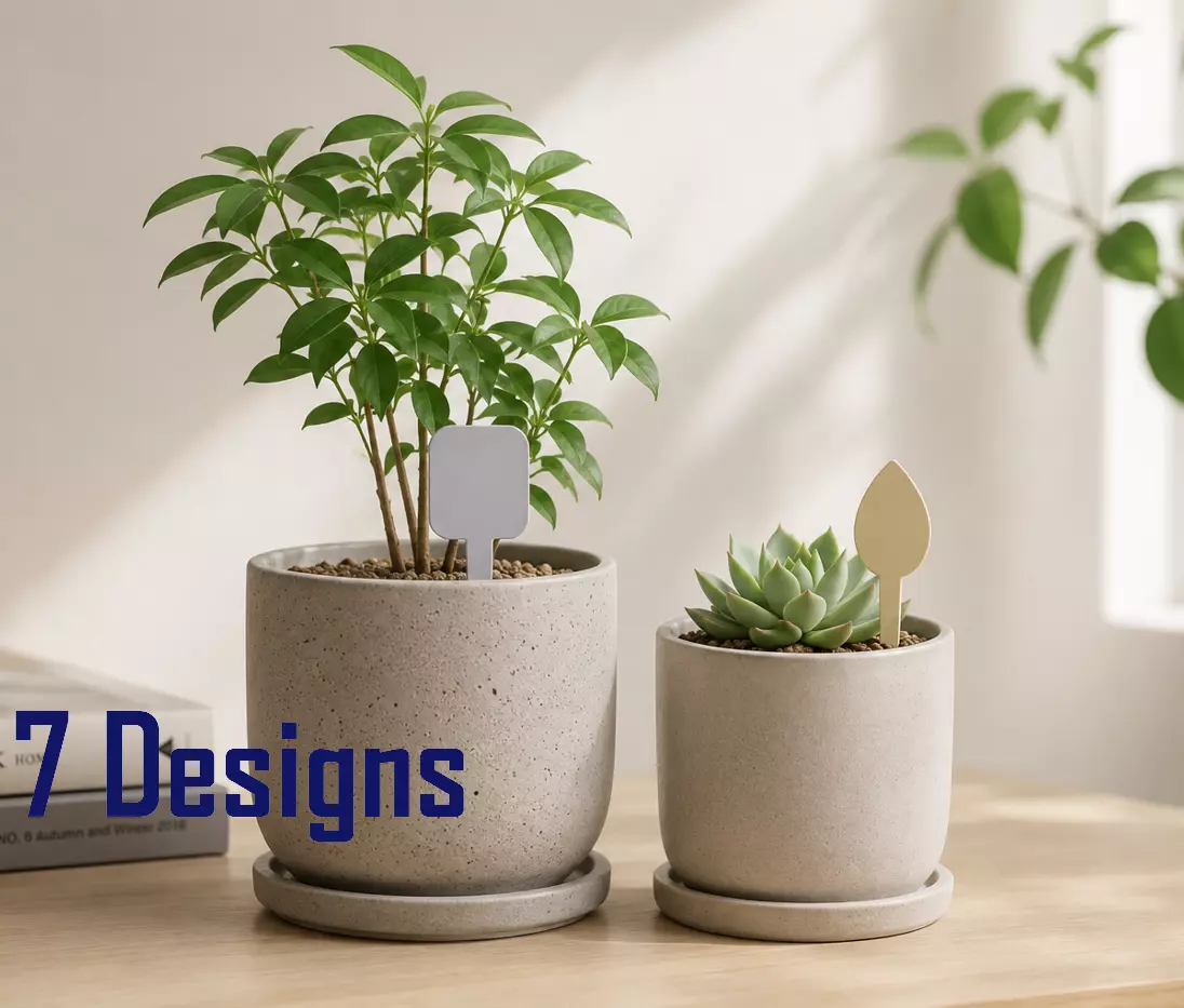 Minimal Plant Label Set Free 3D print model
