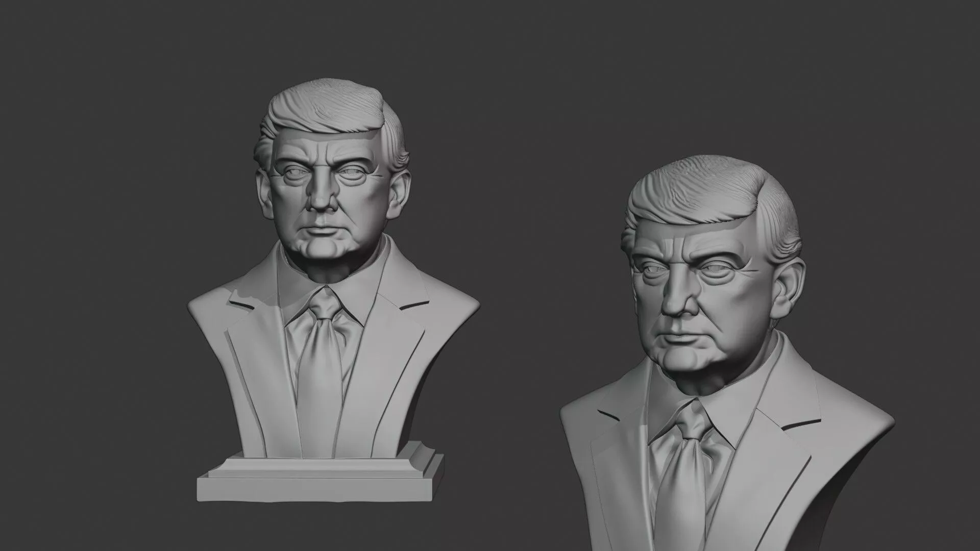 Donald Trump Bust 3D print model 3D print model