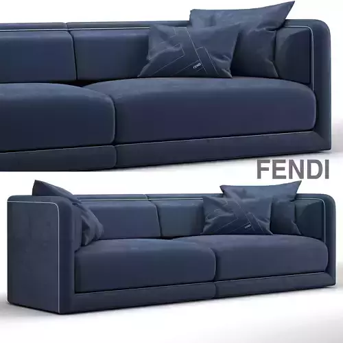 Fendi casa conrad maxi sofa blue 