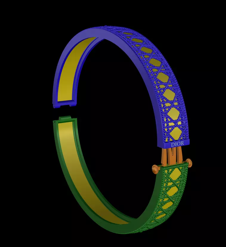 My Dior Bracelet 50-60 mm 3D print model