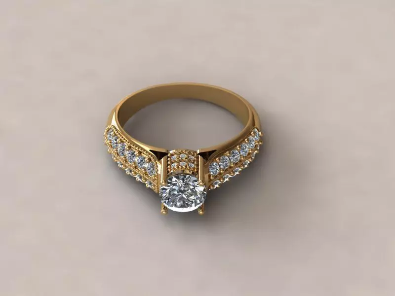 Ring female 3D print model