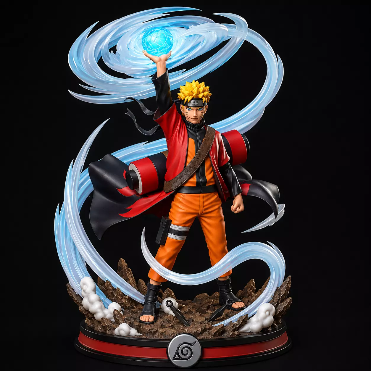 Naruto Uzumaki Rasengan STL 3D print model