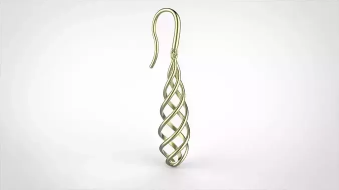 Tiffany Luce Drop earrings 3D print model