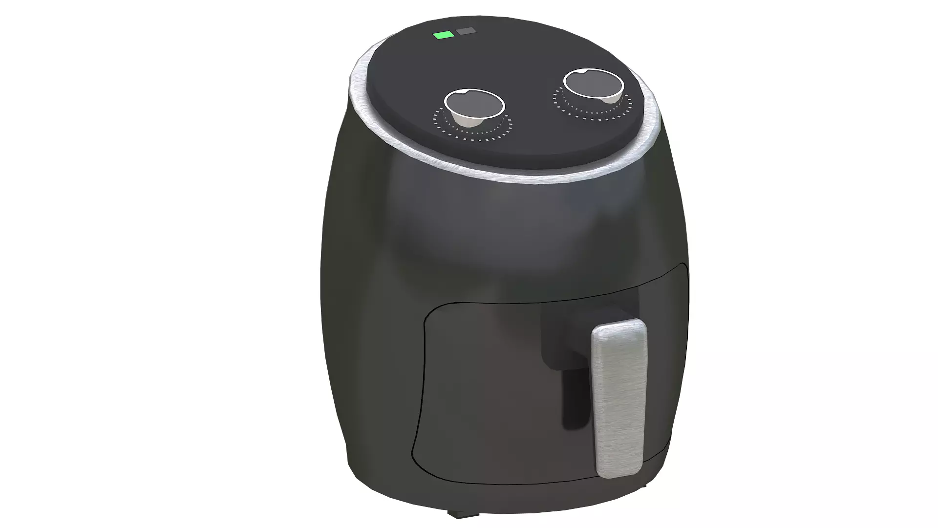 Air fryer 3D model