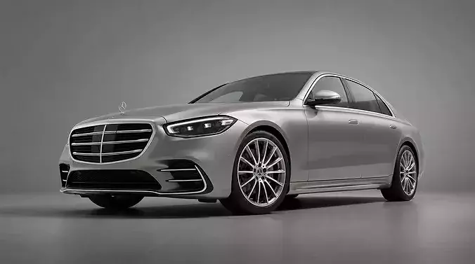 Mercedes Benz S Class Inspired 3D model 7