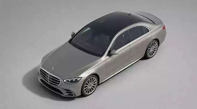 Mercedes Benz S Class Inspired 3D model 2