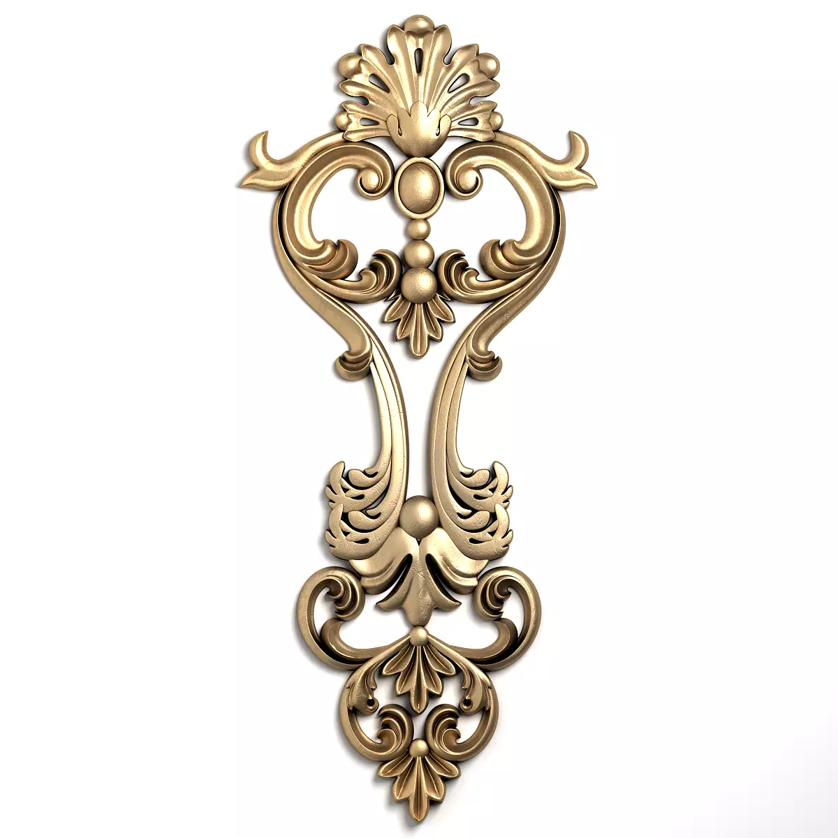 Carved Decor Vertical 25 3D model