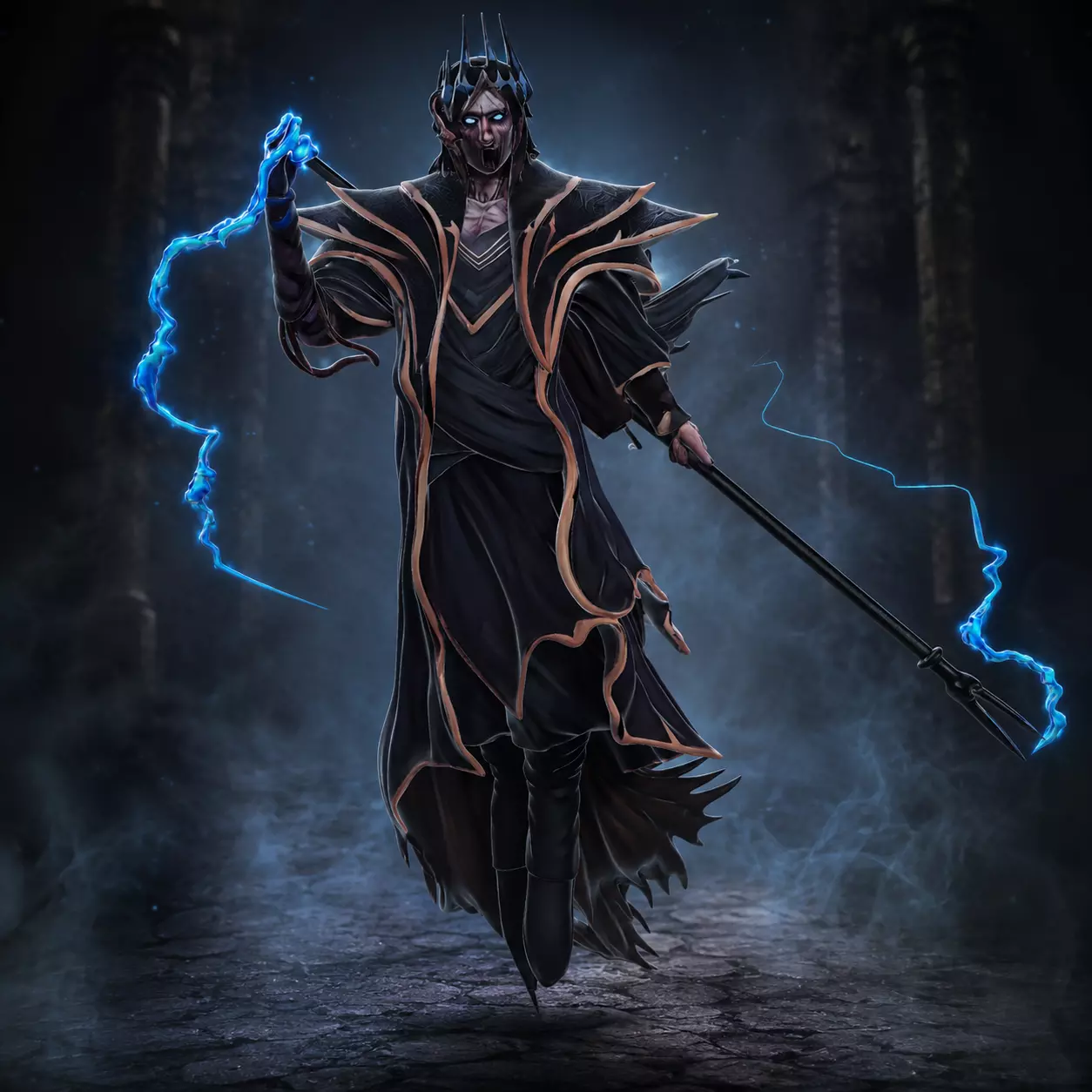 Kaldryth the Storm Lich - Undead Mage - Necropolis 3D model