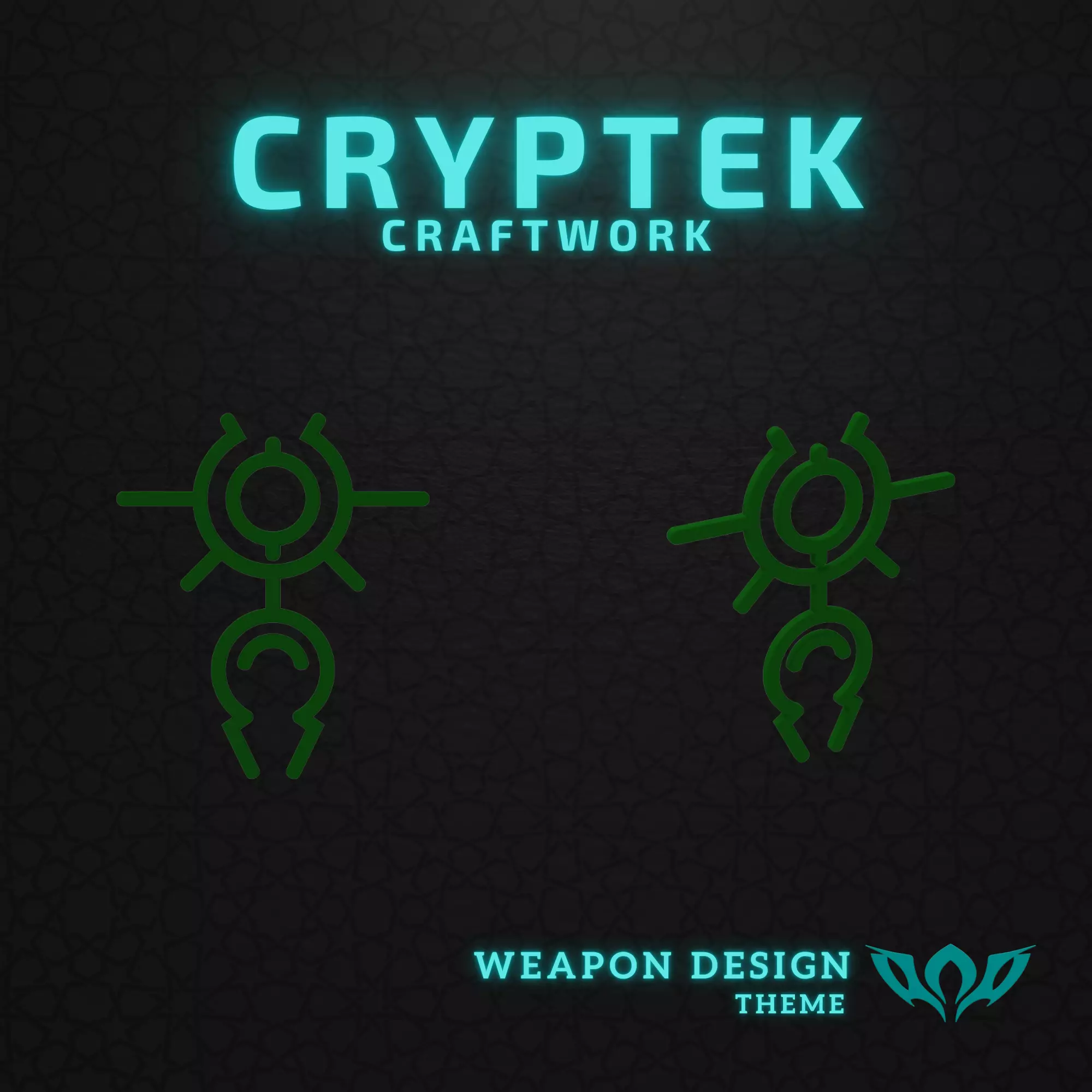 05 Warhammer 40K Necron Maynarkh Dynasty Symbol - 3D Print Free 3D print model