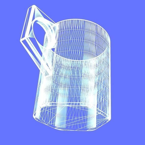 Simple stylish mug 3D print model_8