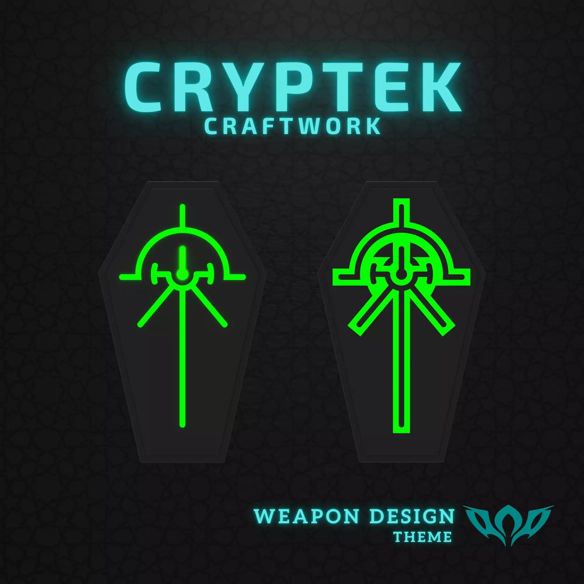 06 Warhammer 40K Necron Mephrit Dynasty Coffin - 3D Print Free 3D print model