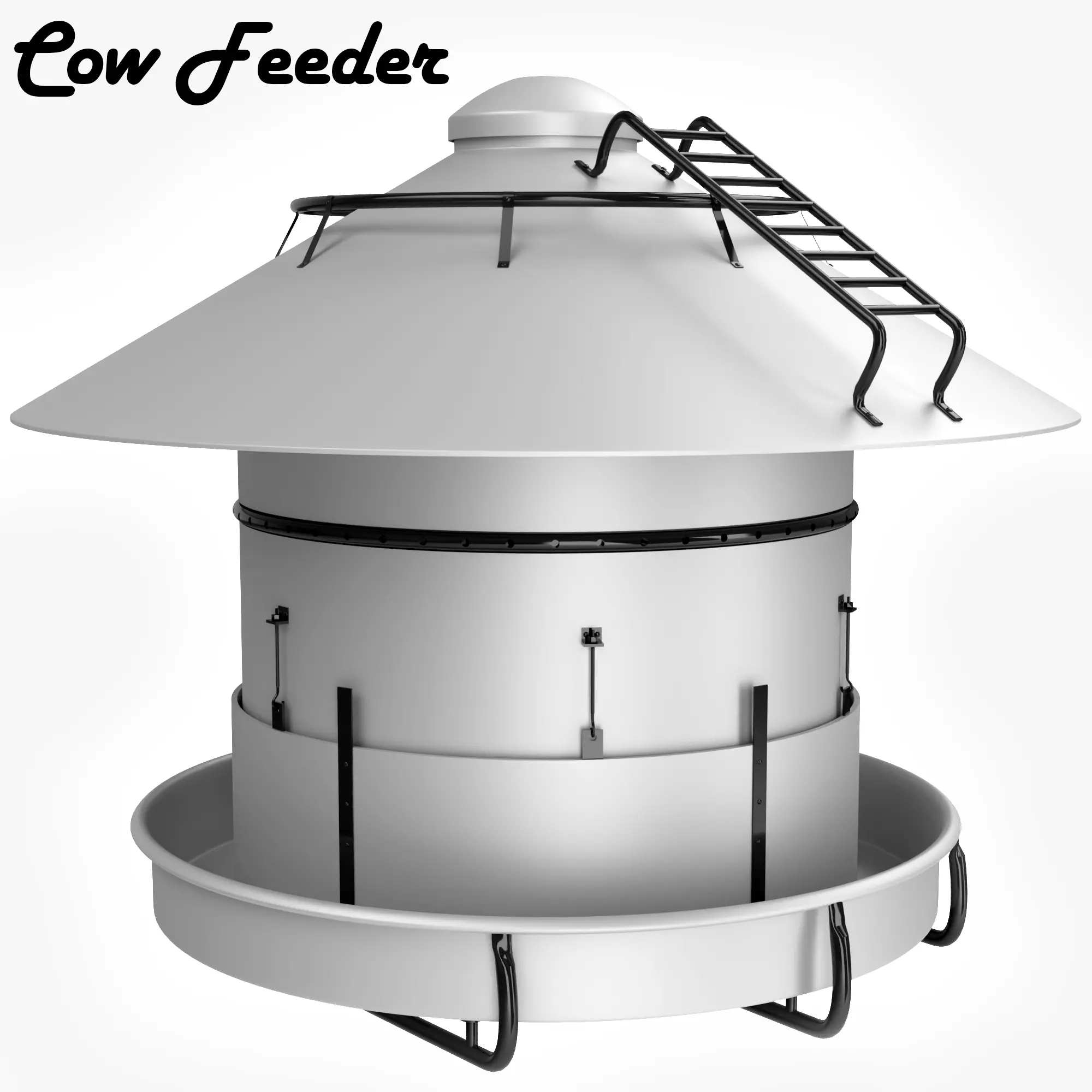 Livestock Feeders Low-poly 3D model