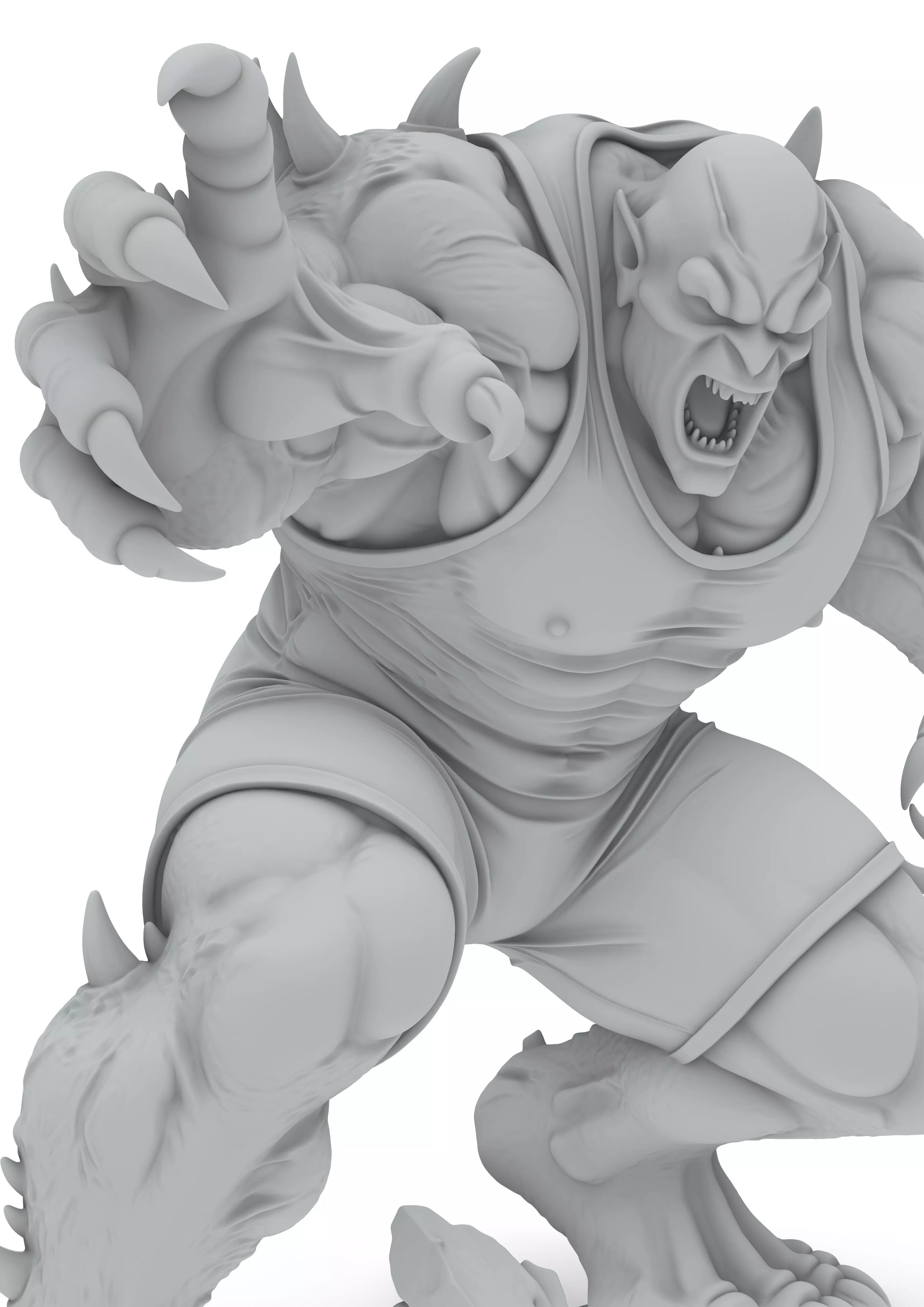 Animal Human Brutal Mutant Horror Beasts Monster 3D print model