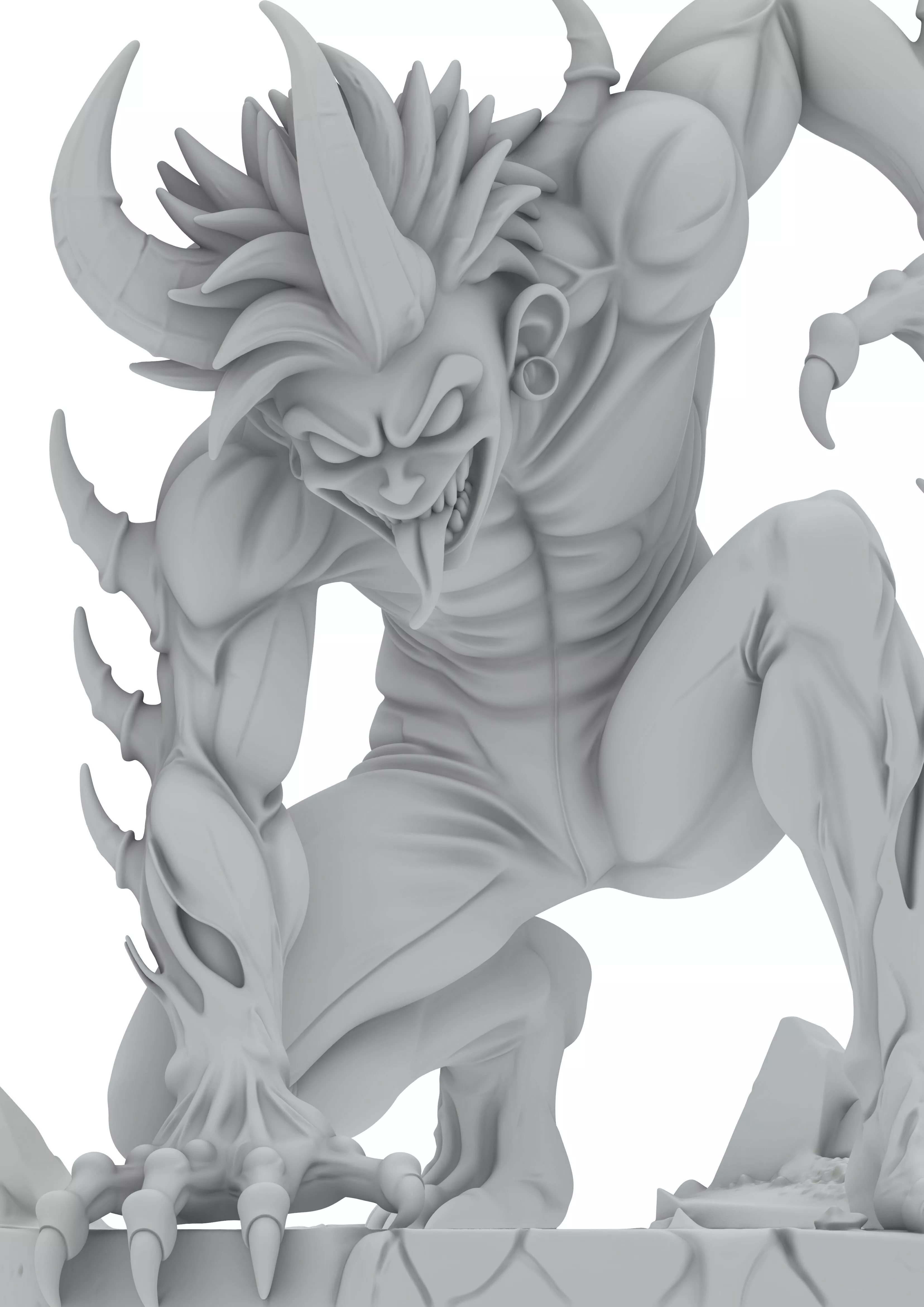 Animal Human Brutal Mutant Horror Beasts Monster 3D print model