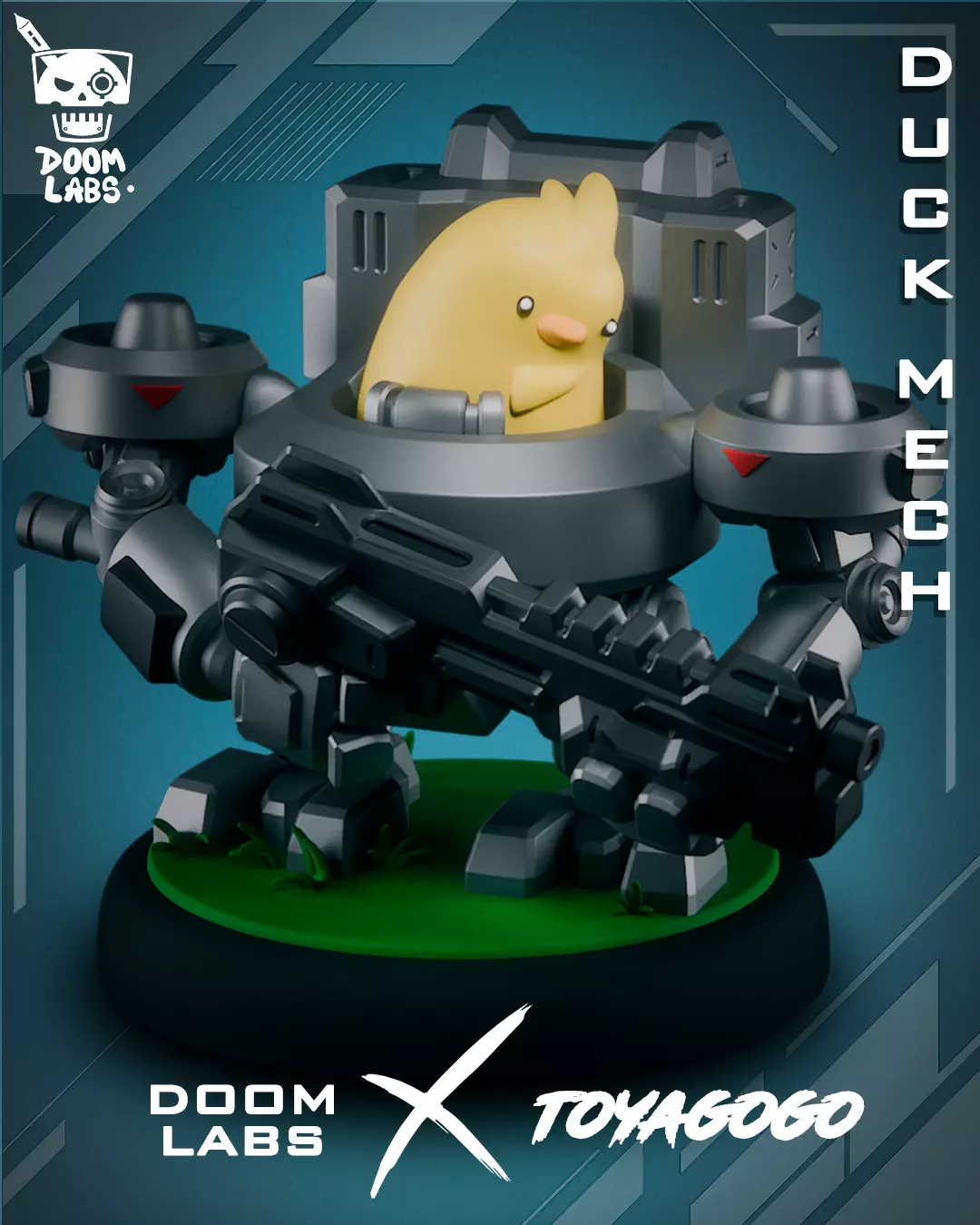 DuckMech Fanart Free 3D print model