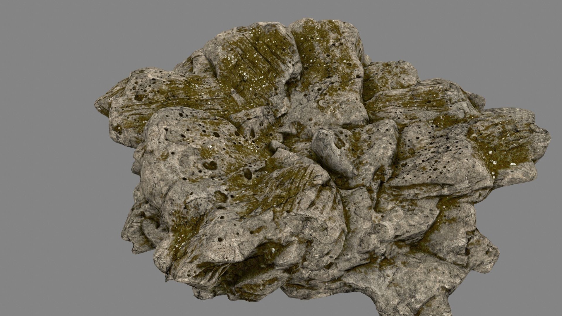 Desert Rock Low-poly 3D model_13