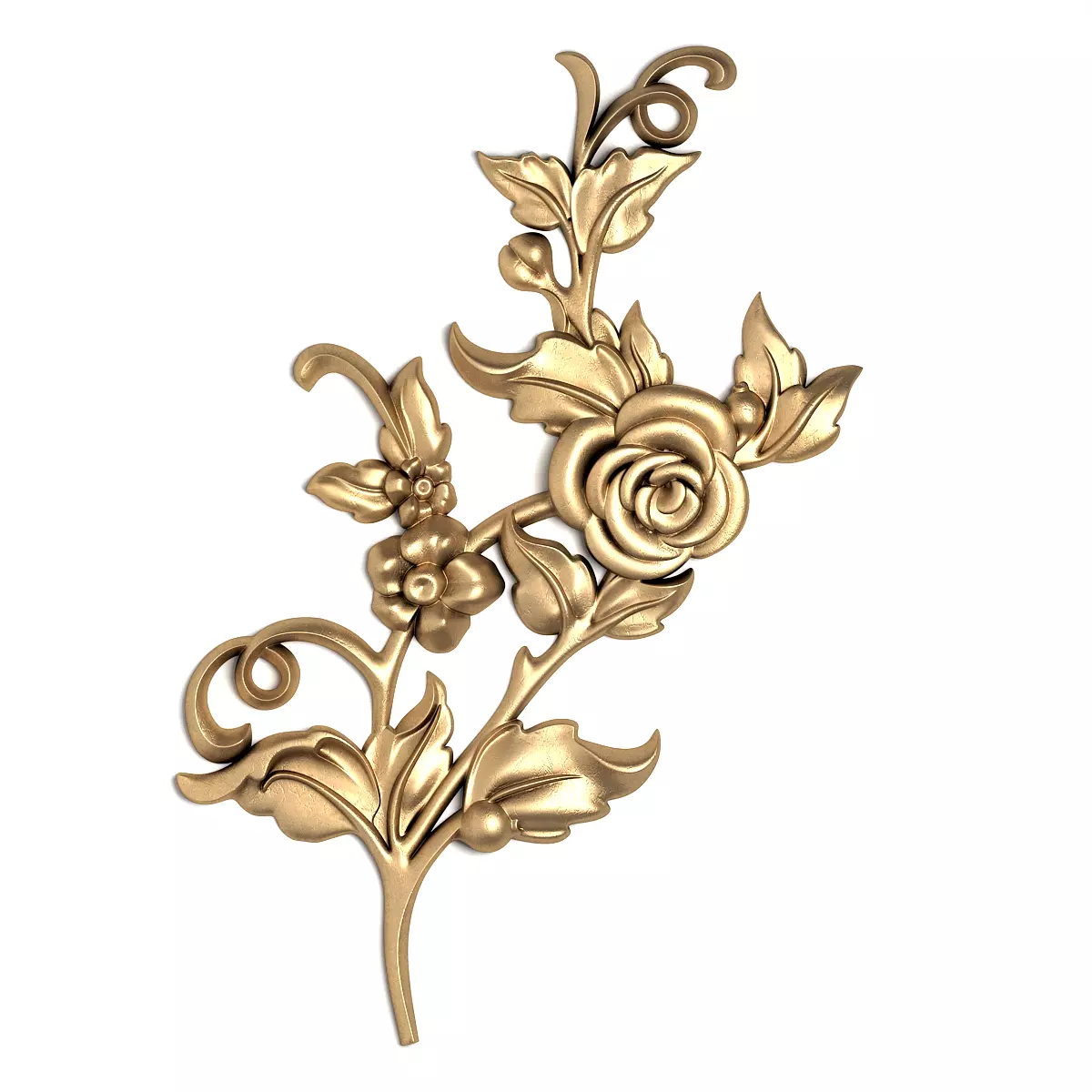 Carved Decor Vertical 10 3D model