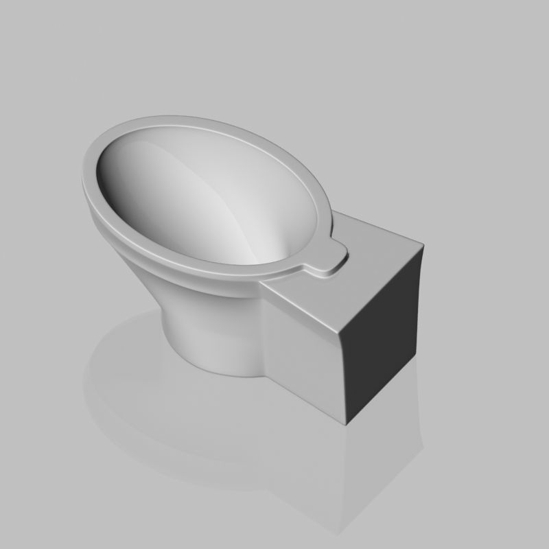 Toilet 001 3D model_9