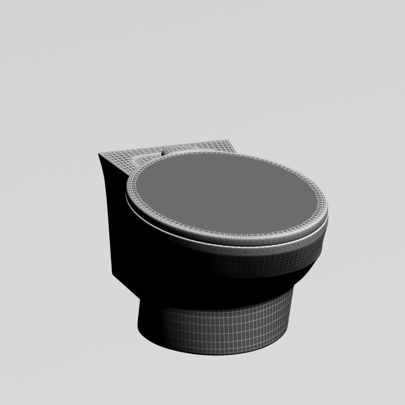 Toilet 001 3D model_5