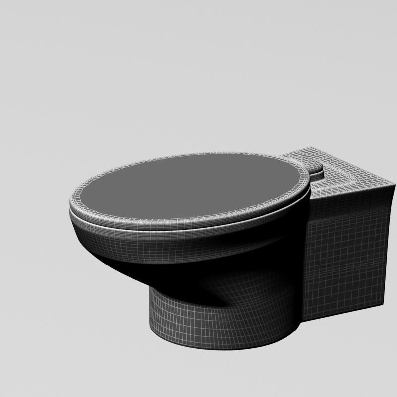 Toilet 001 3D model_7