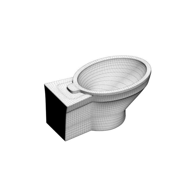 Toilet 001 3D model_16
